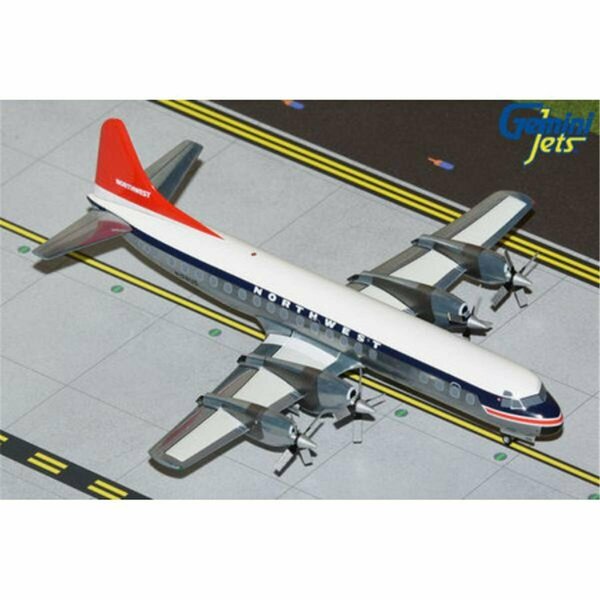 Gemini 1-200 Scale Reg No.N128US Northwest Model Plane for L188C G2NWA1028